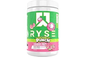 "RYSE Up Supplements" Loaded Pre Workout Powder | Nitric Oxide Booster for Pumps, Energy, Focus | L-Citrulline, Beta Alanine,