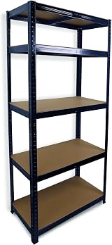 DIVCHI 5 Tier Heavy Duty Storage Rack Aluminium Garage Shelving 875kg Capacity view 8