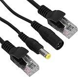 Yctze 12V PoE Adapter Passive Power over Ethernet Black view 2