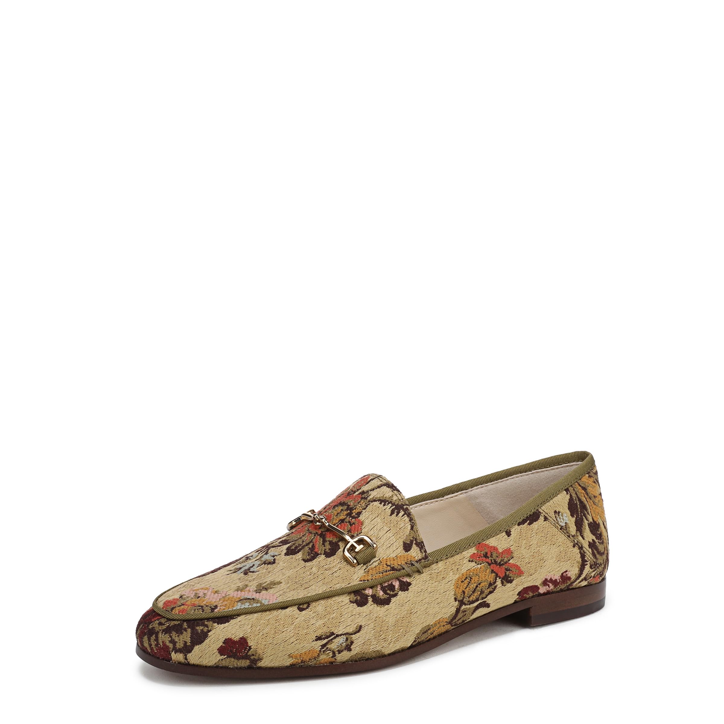 Sam Edelman Women's Loraine Loafer Natural Floral Multi Image