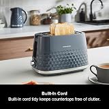 Morphy Richards Hive 2 Slice Toaster Grey 850W Variable Browning Anti-jam view 6