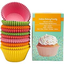 Fodere per cupcake jumbo 300 pezzi fodere per muffin naturali per uso