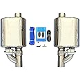 Peastorm 2 Inch Valvetronic Exhaust Cutout with Muffler Cat Back Exhaust System Valve Kit (2pcs)
