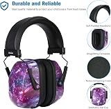 ProCase Starry Purple Kids Ear Defenders Noise Cancelling Headphones SNR 26dB view 4