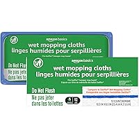 鶹 Basics - Wet Mopping Cloths, 24 Count