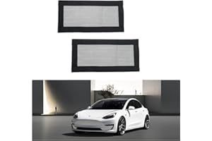 TAECHU Tesla Car Vent Seat Cover, Backseat Air Vent Cover for 2017-2023 Tesla Model Y and Model 3, Under Front seat, Velcro, 2-Pack