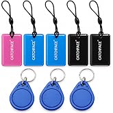 8 Packs Smart IC Card,RFID M1 13.56Mhz Fob Contactless Key Fob for CATCHFACE Smart Door Locks