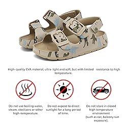 ChayChax Toddler Boys Girls Double Buckle Sandals