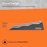 VonHaus Caravan Levelling Ramp Set 2.5 Tonne 3-Step Non-Skid Chocks view 4