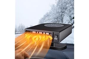 WMYDNCG Car Heater, Fast Car Heater Defroster, 150W 12V Windshield De-Icers, Portable Car Heaters that Plug into Cigarette Lighter for All Cars