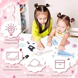 Vibbang Magnetic Princess Dress Up Doll Play Travel Toy for Girls Ages 3-12 view 3