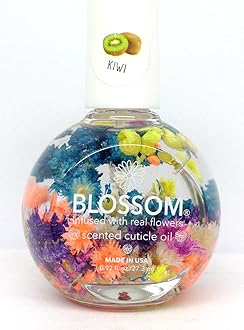 BlossomCuticle Oil for Nails, Hydrating, Moisturizing, Scented Nail Oil Cuticle Care, Infused with Real Flowers, Made in USA, 0.92 fl. oz, Kiwi