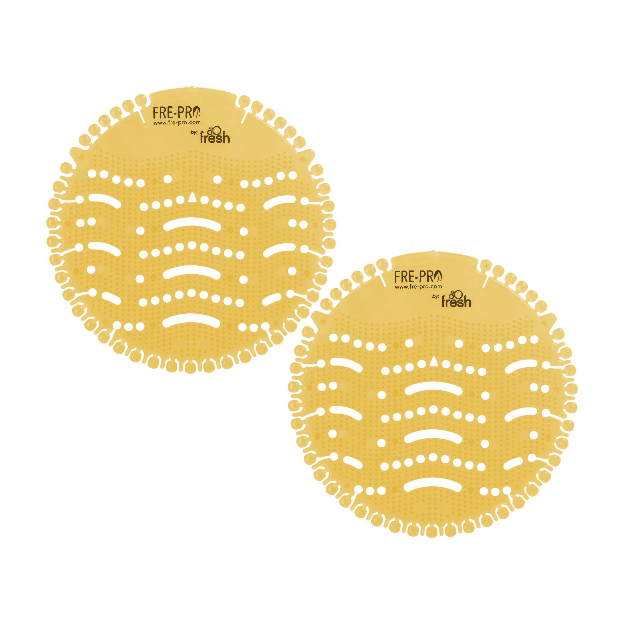 Fresh Wave 2.0 Toilet Fragrance for Urine Pack of 2, Sustainable and Long-Lasting Toilet Fragrance "Citrus" with Cleaning Effect and Hygiene Function, Stylish Urinal Insert