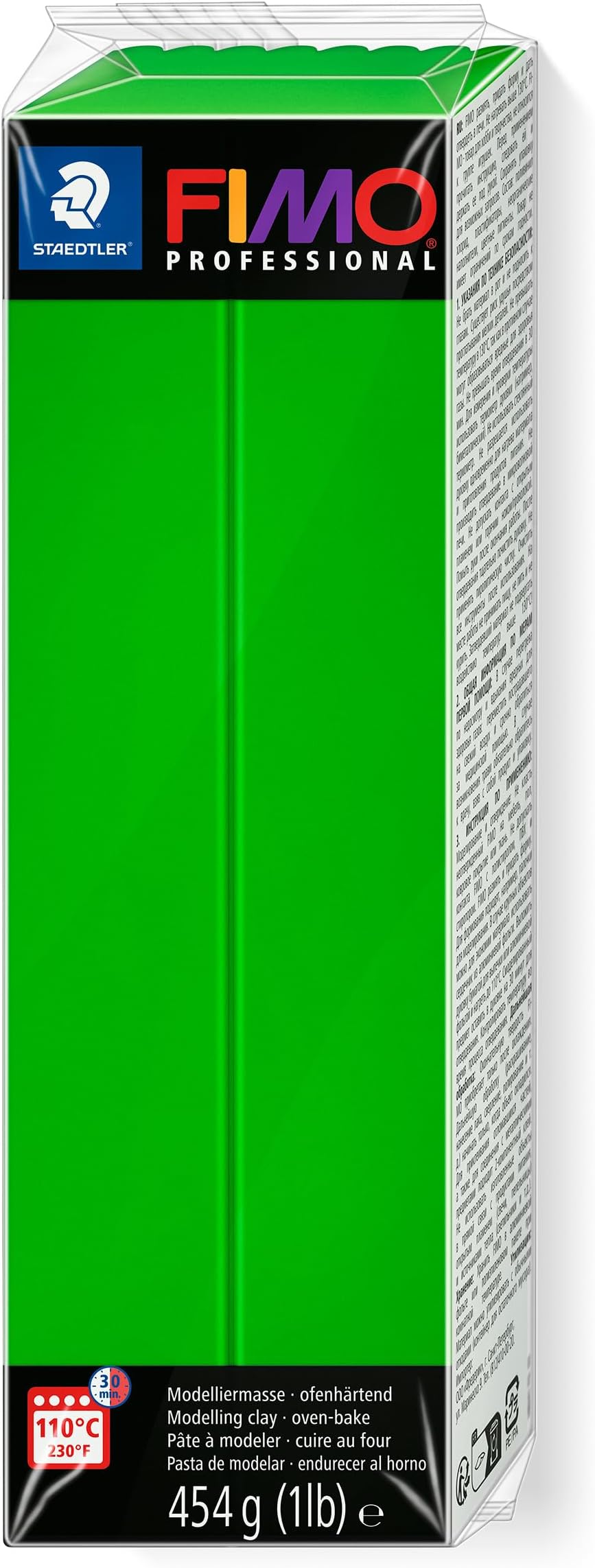 STAEDTLER 8041-5 FIMO Polymer Clay Sap Green 454g Block