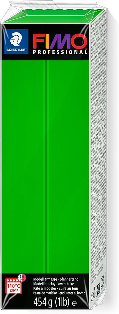 STAEDTLER 8041-5 FIMO Polymer Clay Sap Green 454g Block
