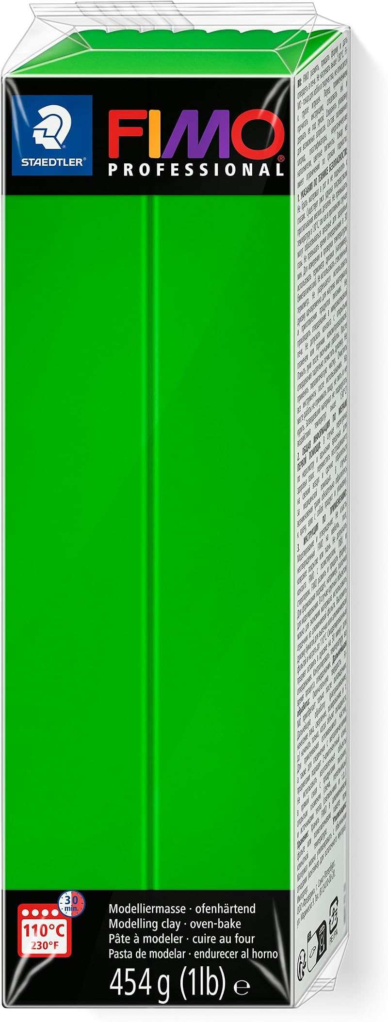 STAEDTLER 8041-5 FIMO Polymer Clay Sap Green 454g Block