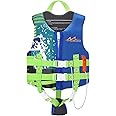 MoKo Swimming Vest for Kids 17.6-77 lbs, Clearance Children Swim Vests Water Activity Equipment Cute Pattern Watersports Swim