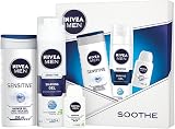 Nivea Men Sensitive Skin Gift Set Shower Gel Shaving Gel Post Shave Balm view 2