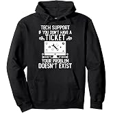 Funny Tech Support Computer Engineer Pullover Hoodie