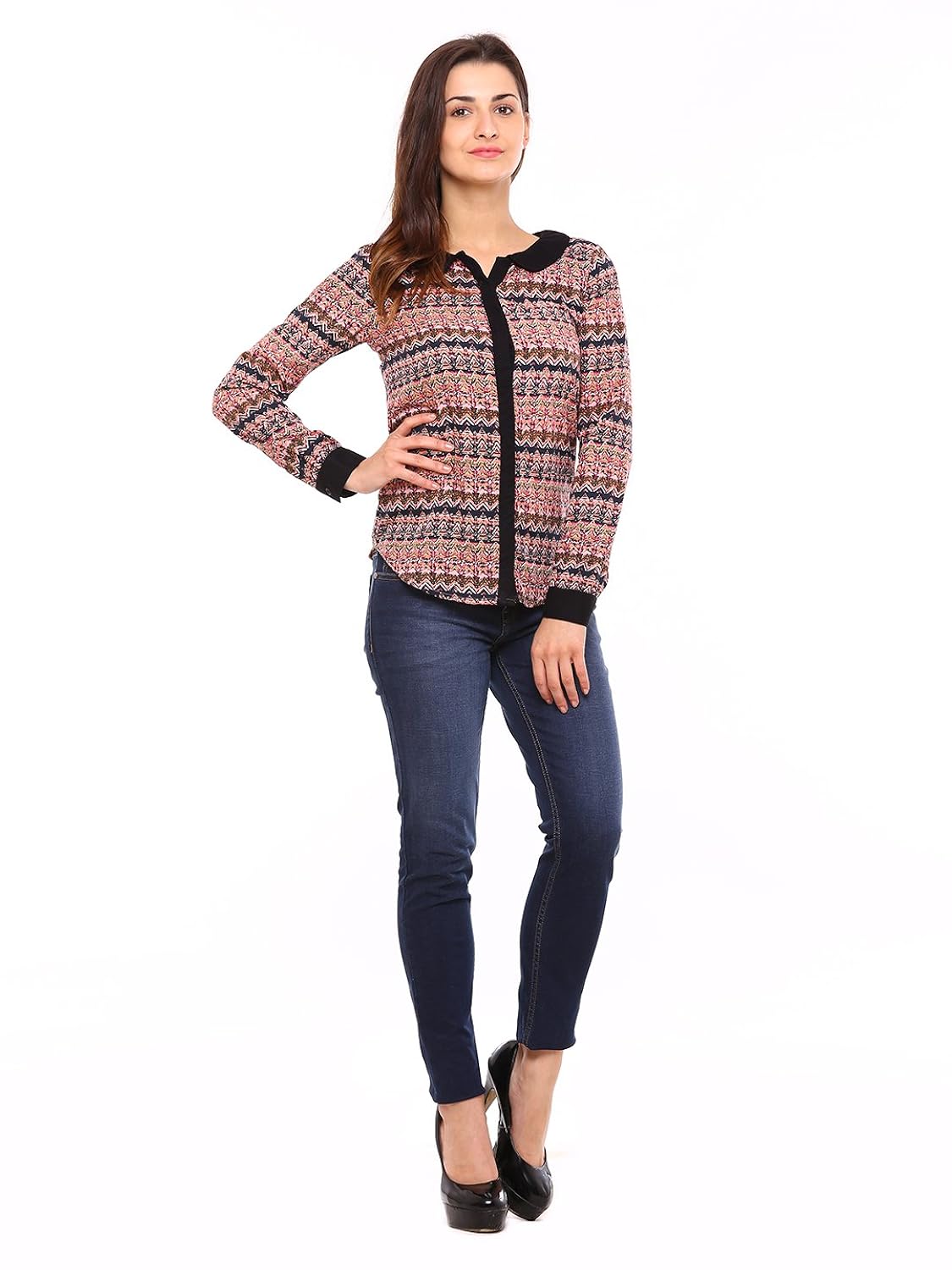 vvoguish women's regular fit cotton top