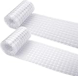 JANYUN 1008 Pcs Sticky Back Dots Hook and Loop 10 mm White