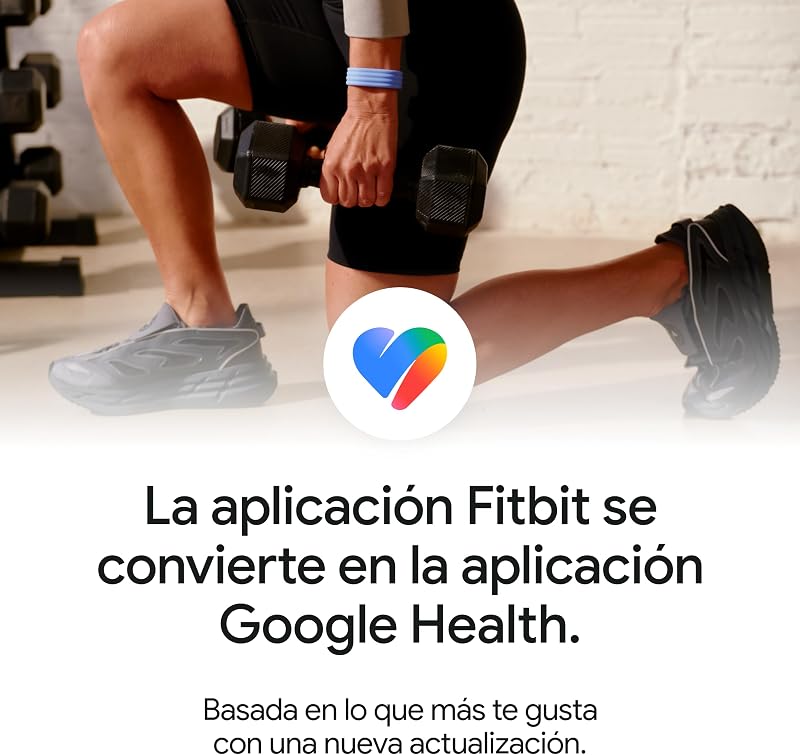 Google Fitbit Charge 6 Pulsera de actividad con 3 meses de suscripción al servicio Google Health Premium incluidos, 7 días de batería, Google Wallet y Maps, Coral/Aluminio Oro Champagne