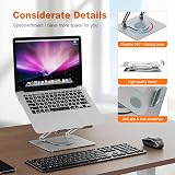 GRIFEMA Laptop Stand 360° Swivel Foldable Height Adjustable Ventilated view 4