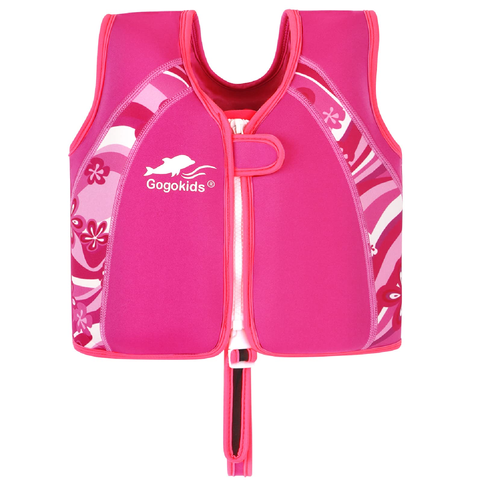 Kids Swim Trainer Vests Boys Girls Floating Jackets Waterproof Learn-to-Swim Swiming Equipment for Children (Pink, M)