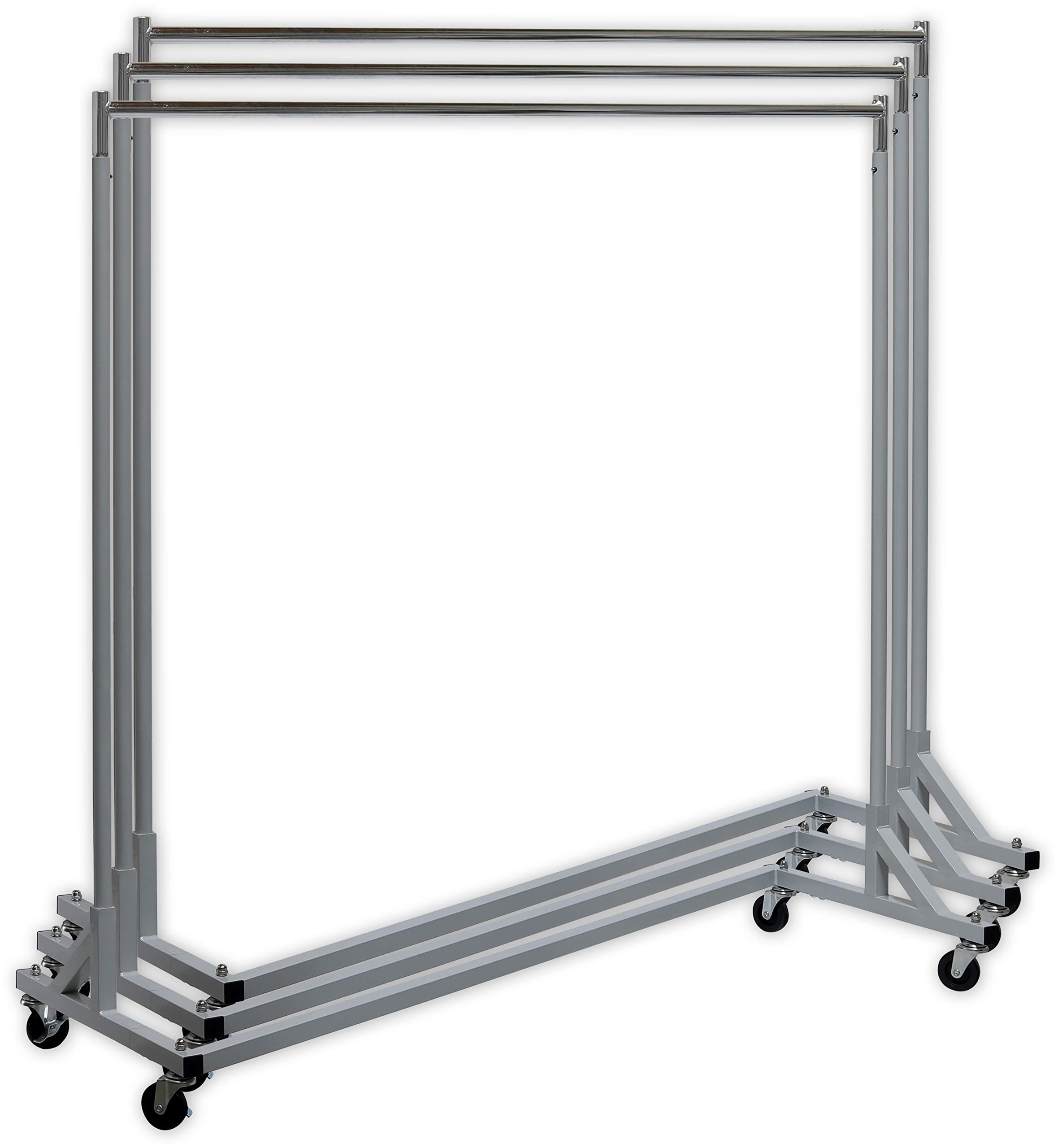 Simple Houseware Industrial Grade ZBase Garment Rack, 400lb Load with