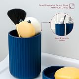 iTrend 6-Piece Matt Blue Bathroom Accessories Set 3L Pedal Waste Bin view 6