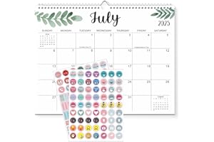 2025-2026 Wall Calendar, 18 Months Large Size 15X12 inch, Runs from July 2025 to December 2026, Perfect for Organizing for Of