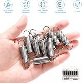 VooGenzek 10 x 1.5mm x 12mm x 47mm Stainless Steel Extension Spring with Dual view 5