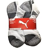 PUMA Mens No Show Low Cut Moisture Control Sport Socks