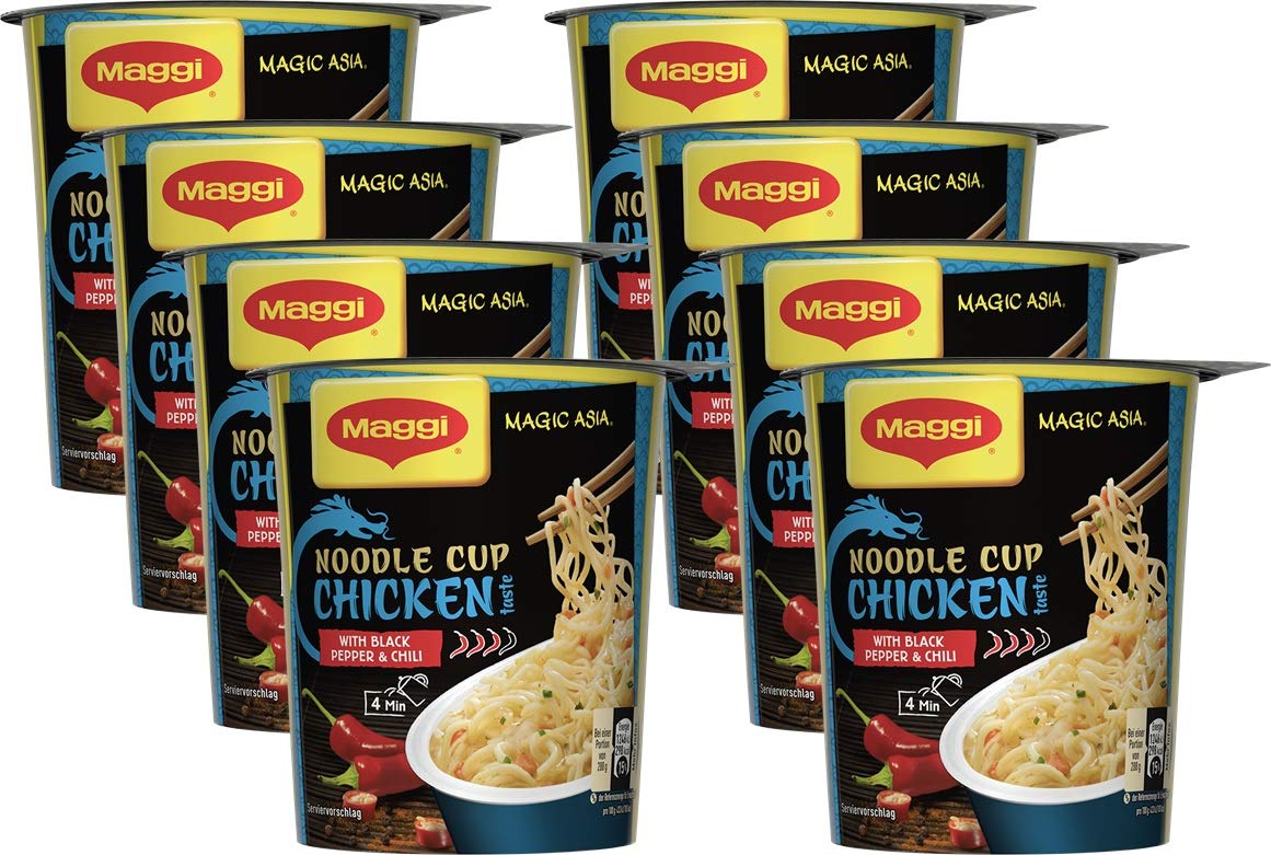 Maggi Magic Asia Noodle Cup Nicht Lieferbar Maggi Magic Asia Chicken Noodle Cup (Instant Nudel-Snack, asiatisches
