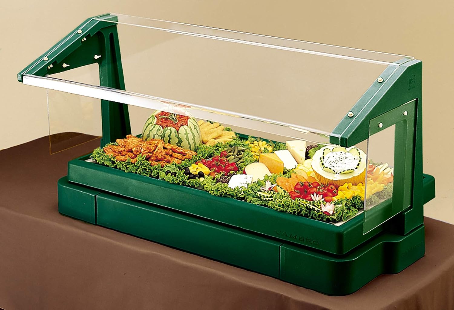 Amazon Com Cambro Bbr480519 Tabletop Salad Bar With Sneeze Guard