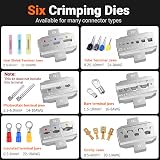 Preciva Crimping Pliers Set with Box 0.25-10mm² 6 Heads Quick-Change view 2
