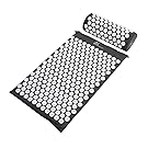 ProSource Acupressure Mat and Pillow Set for Back/Neck Pain Relief and Muscle Relaxation