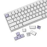 XVX Doubleshot PBT Keycap - Purple on White