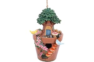 Yinns Birdhouses for Outdoor, Hanging Bird House Outsiede, Decorative Bird House for Wild Bird Home Garden Decor