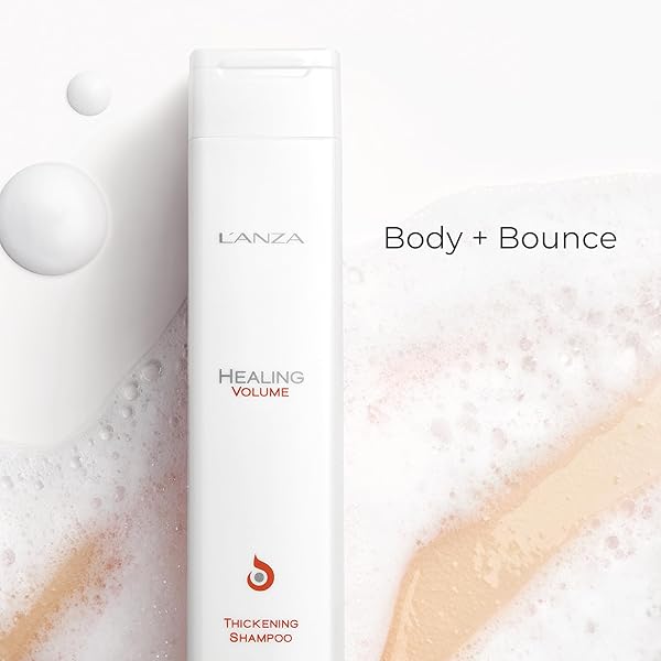 L’ANZA HEALING VOLUME THICKENING SHAMPOO, BOOSTS SHINE, VOLUME, AND THICKNESS FOR FINE AND FLAT HAIR, RICH WITH BAMBOO BODIFYING COMPLEX AND KERATIN (10.1 FL OZ)