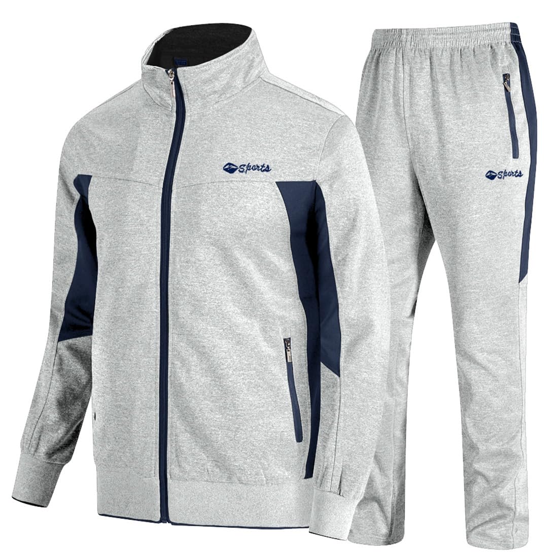 TBMPOY Men's Tracksuits Sweatsuits for Men Set Track Suits Piece