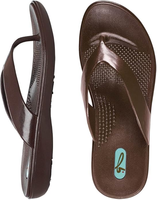 Amazon.com | Oka-B Elle (8.5-9.5 Women's (ML), Hot Chocolate) | Flip-Flops