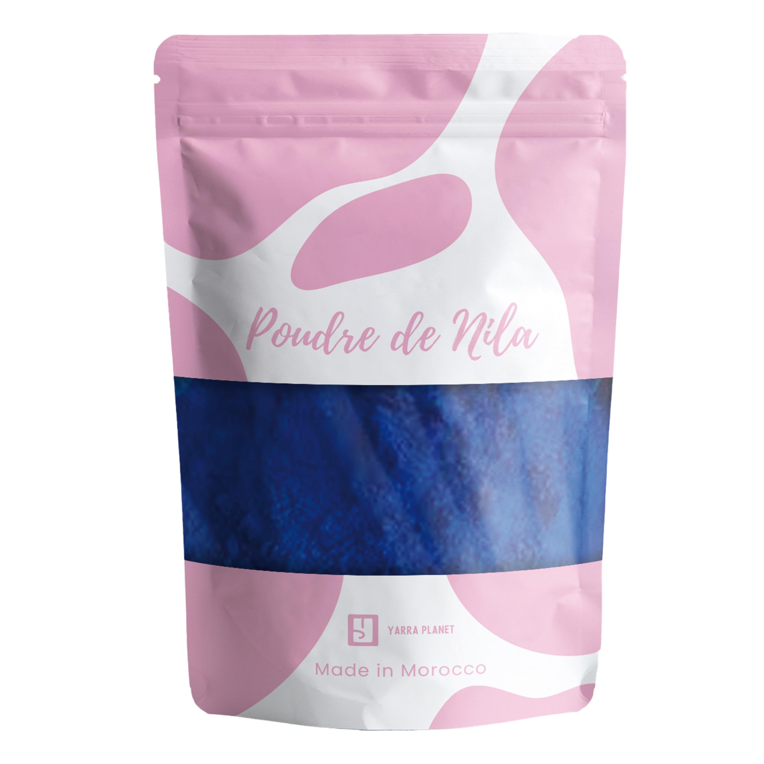 Yarra Planet Blue Brightening Nila Powder | 100% Natural Indigo Pigment | Blue Nila Powder for Dark Areas Skin | Indigo Hair & Face Mask