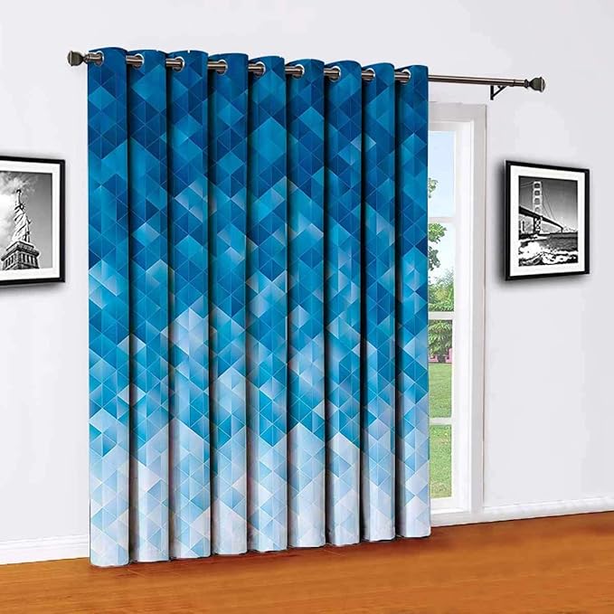 Toopeek Light Blue Geometric Decor Living Room