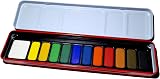 Major Brushes Artist Watercolour Red Paint Tin 12 Blocks view 2