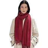 maamgic Women's Winter Scarf Soft Warm Scarf for Women Cozy Shawl Wraps for Women Lightweight Pashmina Style Wrap