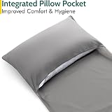 Trail Trail Outdoor Leisure Envelope Sleeping Bag Liner 220x80cm view 4