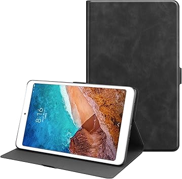 Amazon Com Lobwerk Case For Xiaomi Mi Pad 4 Plus 10 1 Inch Smart Cover Etui With Auto Sleep Wake Feature Black Computers Accessories