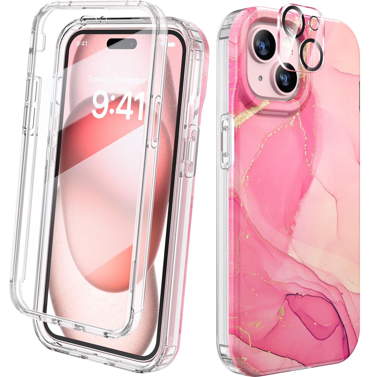 Diaclara Designed for iPhone 15 Plus Case 6.7