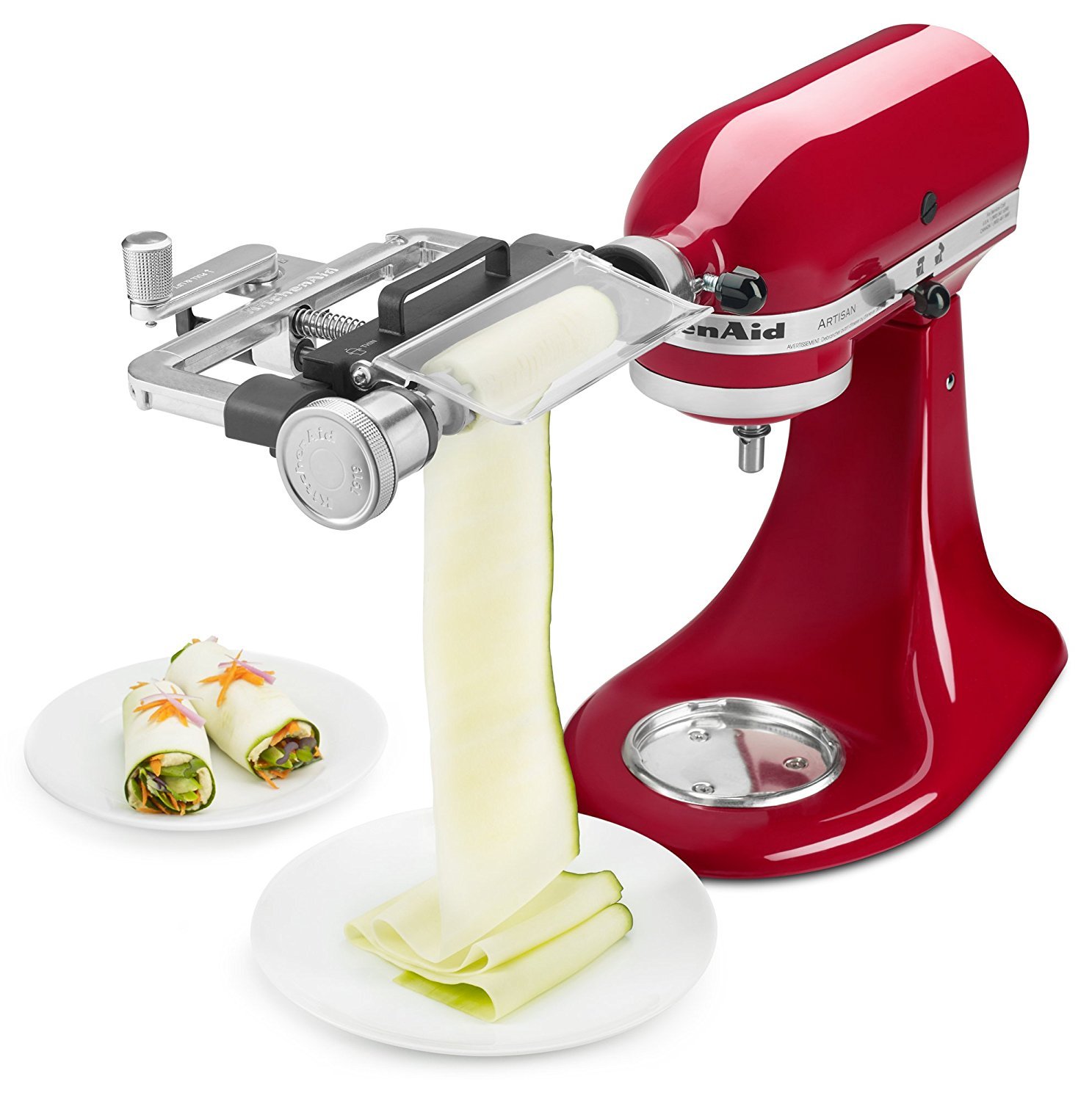KitchenAid RKSMSCA Vegetable Sheet Cutter, Metallic (CERTIFIED REFURBISHED)